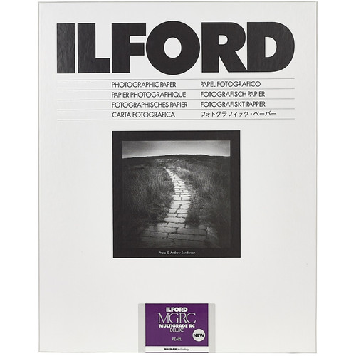 Ilford Multigrade RC DLX Black & White Paper, 5x7 25 Shts Pearl