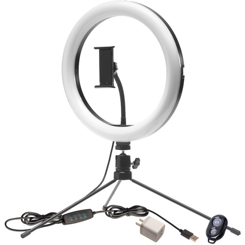 Smith Victor 10" Tri- Color LED Ring Light