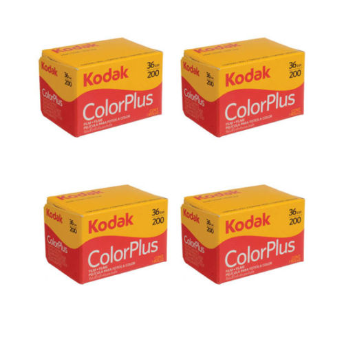 Kodak ColorPlus 200 asa 36 exposure 35mm Film, 4 Rolls