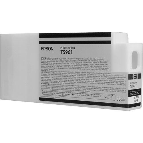 Epson T596, Photo Black UltraChrome HDR Ink Cartridge 350 ml