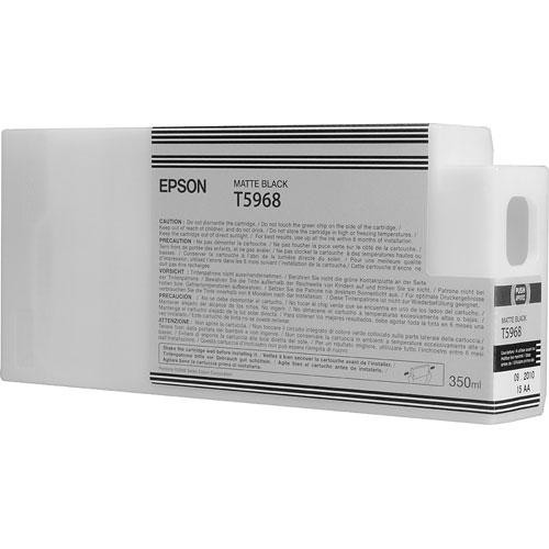 Epson T5968 Ultrachrome HDR Ink Cartridge Matte Black 350ml