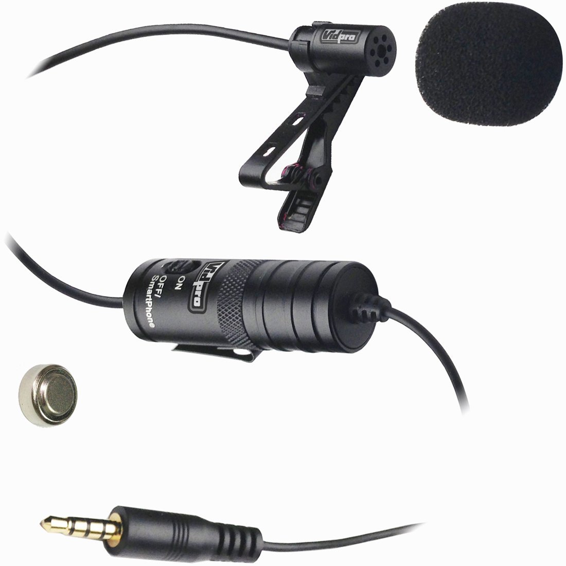 Vidpro XM-L Lavalier Condenser Microphone
