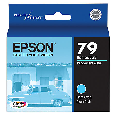 Epson 79 Light Cyan High Capacity Ink Cartridges for R1400