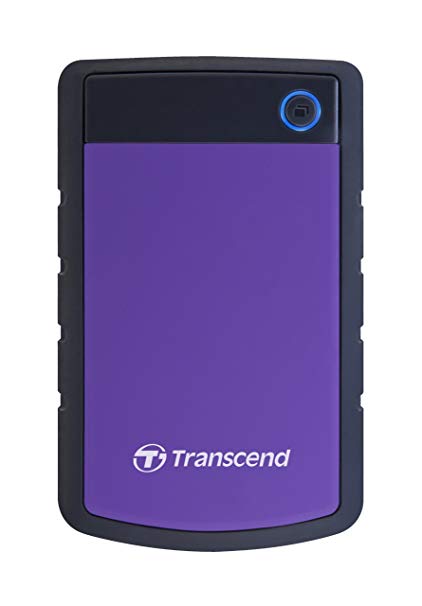 Transcend 4TB StoreJet 3.1 USB 25H3 Portable Hard Drive, Purple