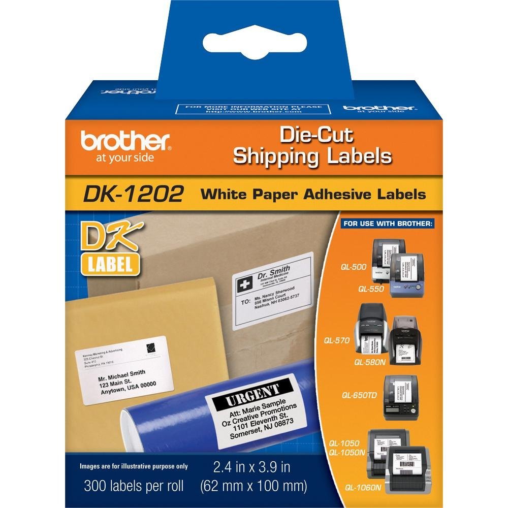 Brother DK-1202 Paper Shipping Label Roll