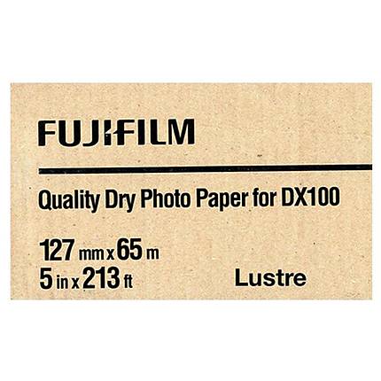 Fujifilm Quality Dry Paper for Frontier S DX-100 Printer, 5 x 213 Luster 1 Roll