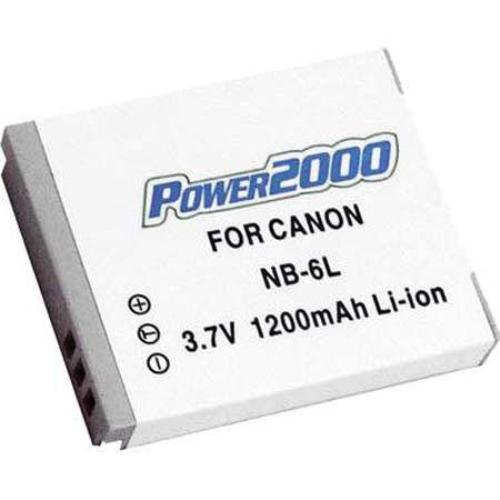 Power2000 NB-6L Lithium-Ion Replacement Battery for Canon