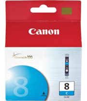 Canon PIXMA CLI-8 Cyan Ink Cartridge