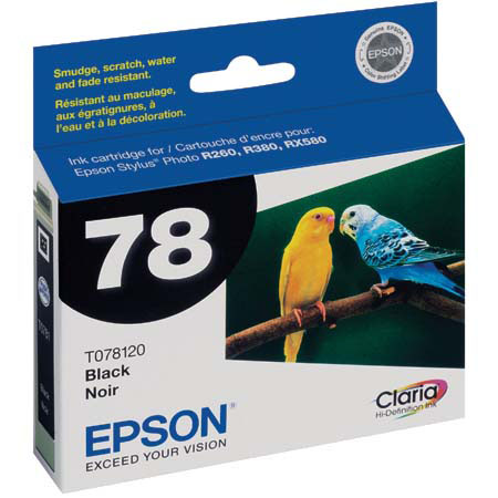 Epson 78 Photo Black Inkjet Cartridge for Stylus R260/R380/RX580