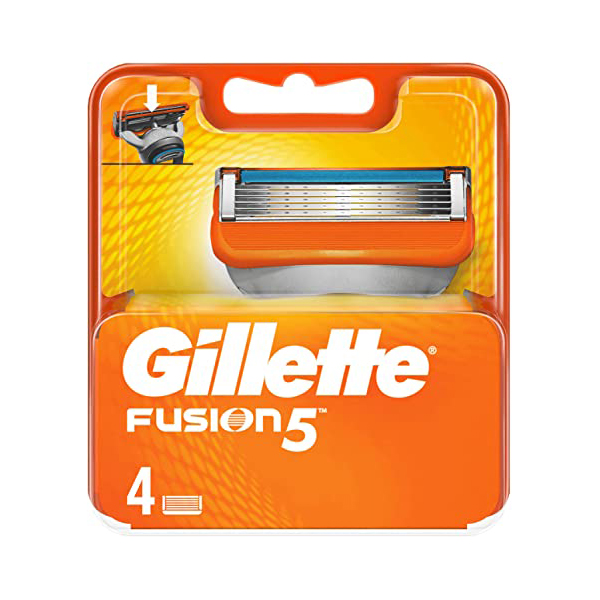 Gillette Fusion 5 Razor Blade Refill Cartridges, 4 Pack