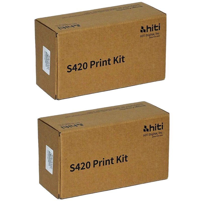 HiTi S420 4" x 6" 100 Sheets Photo Print Pack, 2 Packs