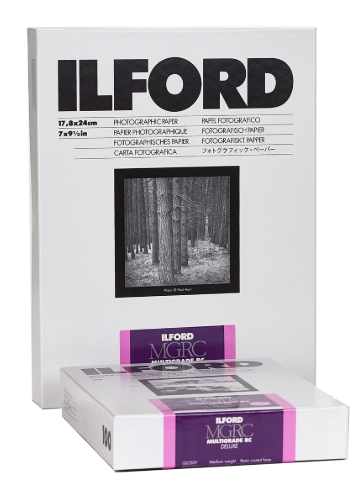 lford Multigrade RC DLX Black & White Paper, 5x7 25 Shts Glossy