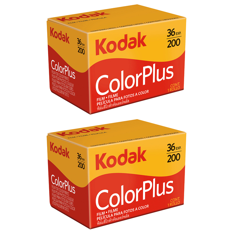 Kodak ColorPlus 200 asa 36 exposure 35mm Film, 2 Rolls