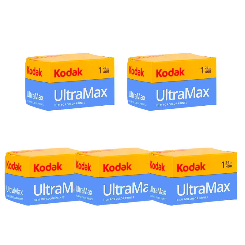 Kodak GC Ultramax 400 24 Exposure Color Negative 35mm Film , 5 Rolls