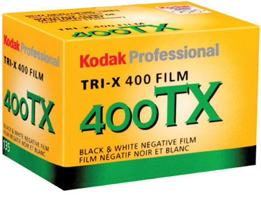 Kodak Tri-x 400 36 Exposure (TX-36) Professional Black and White Print 35mm Film