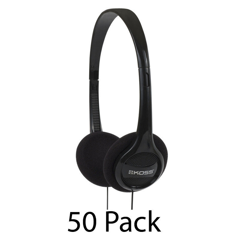 Koss KPH7 Lightweight Portable Headphones, 50 Pack