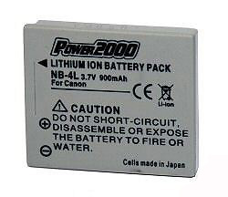 Power2000 NB-4L Lithium-Ion Rechargeable Battery for Canon