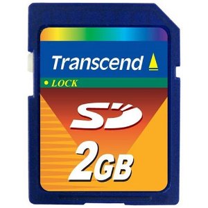 Transcend 2GB Secure Digital SD Memory Card