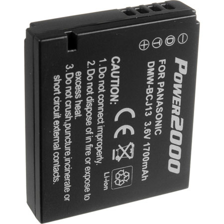 Power2000 DMW-BCJ13 Replacement Battery for Panasonic