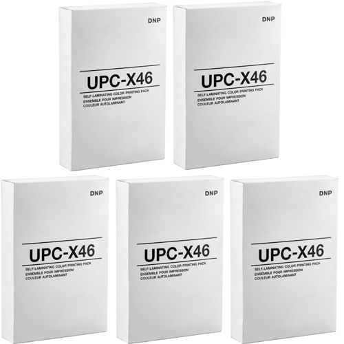 DNP UPC-X46 4" x 6" Fotolusio Ribbon & Ink Printpack, 5 Pack (125 Sheets)