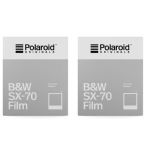 Polaroid Originals SX-70 Black & White Instant Film, 2 Pack (16 Prints)