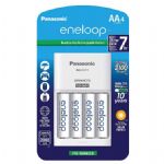 Panasonic Eneloop 4 position Charger and AA 4 pack Rechargeable Batteries