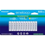 Panasonic Eneloop AAA Ni-MH Pre-Charged Rechargeable Batteries, 12 Pack