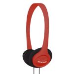 Koss KPH7 Lightweight On Ear Headphone, Red