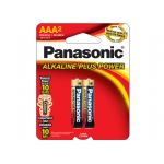 Panasonic AAA Plus Power Alkaline Batteries, 2 Pack