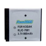 Power2000 KLIC-7001 Lithium Replacement Battery for Kodak