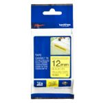 Brother TZE-S631 1/2 Inch, Black on YellowExtra Strength Tape