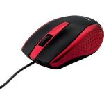 Verbatim Red Wired Notebook Optical Mouse