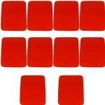 Belkin F8e081 Red Standard Mouse Pad, 10 Pack
