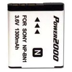 Power2000 NP-BN1 Lithium Rechargeable Battery for Sony