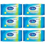 Carex Soft Cleansing Wipes for Face, Body, Hands, 6 Packs