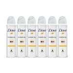 Dove Invisible Dry Antiperspirant Deodorant Spray, 6 Pack