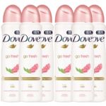 Dove Go Fresh Pomegranate & Lemon AntiPerspirant Deodorant Spray, 6 Pack