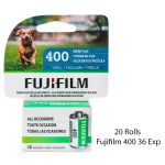 Fujifilm 400 Color Negative 35mm Film, 36 Exposure, 20 Rolls