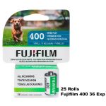 Fujifilm 400 Color Negative 35mm Film, 36 Exposure, 25 Rolls