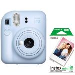 Fujifilm instax mini 12 Instant Film Camera, Pastel Blue with 20 Instant Mini Prints