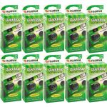 Fujifilm QuickSnap Flash 400 Single Use Disposable Camera, 10 Pack