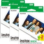 Fujifilm Instax Wide Instant Color Film, 3x Twin Packs =60 Prints