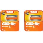 Gillette Fusion 5 Razor Blade Refill Cartridges, 2 Pack of 4 = 8 Count