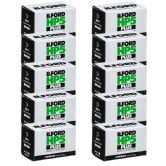 Ilford HP5 Plus 400 36 Exp. Black and White Negative 35mm Film, 10 Rolls