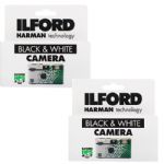 Ilford HP5 Plus Black and White Single Use Film Camera, 2 Pack