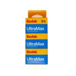 Kodak Ultramax 400 36 Exposure 35mm Color Print Film, 3 Pack