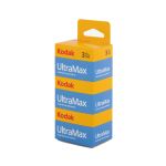 Kodak Ultramax 400 36 Exposure 35mm Color Print Film, 3 Pack