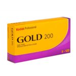 Kodak Professional Gold 200 asa 120mm Color Film, 5 Rolls