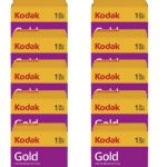 Kodak Gold 200 36 Exposure 35mm Color Print Film, 10 Rolls