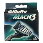 Gillette Mach3 Refill Razor Blade for Men (8 Cartridges)